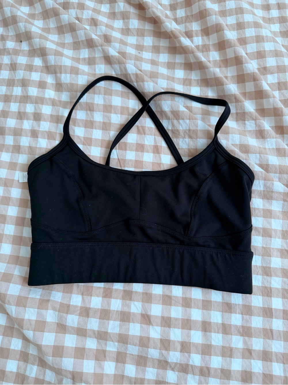Black Strappy Women's Bralette - Unbranded